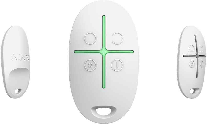Карманный 4-х кнопочный брелок для управления режимами системы охраны и сигнализации с тревожной кнопкой.