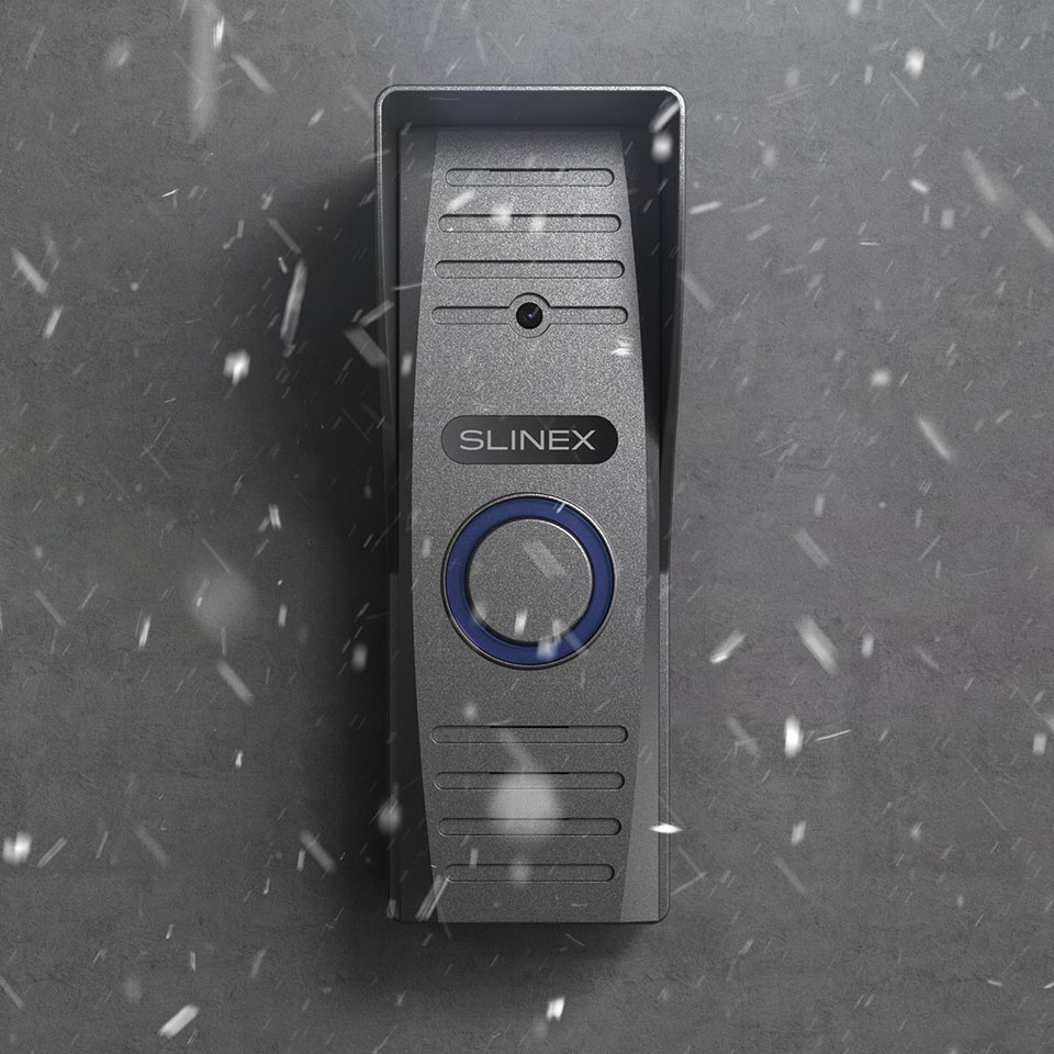 Видеопанель вызова для видеодомофона с AHD-видеокамерой с отдельным питанием для подключения к DVR.