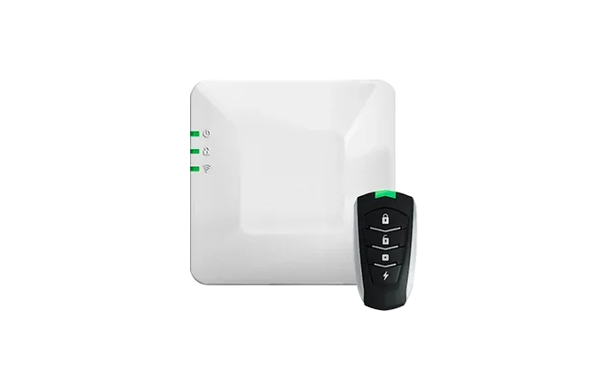 Комплект охранных устройств для создания полноценной системы охраны квартиры, дома, офиса. В состав набора входит центральная панель Livi Smart Hub и пульт управления Livi Key Fob. 