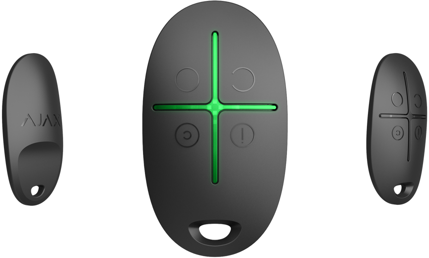 Карманный 4-х кнопочный брелок для управления режимами системы охраны и сигнализации с тревожной кнопкой.